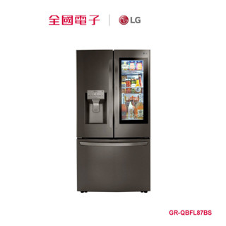 LG821L敲敲門中門法式冰箱黑 GR-QBFL87BS 【全國電子】