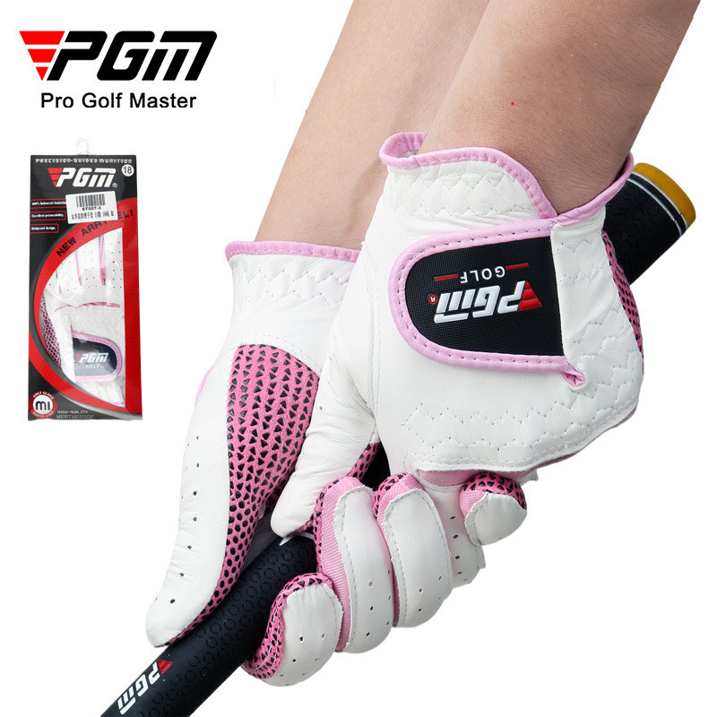 Pgm高爾夫手套一對小羊皮女手套耐磨防滑廠家直銷高爾夫手套
