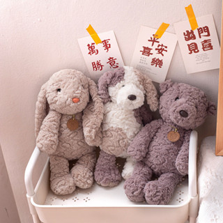 邦邦兔公仔玩具可愛兔子小熊公仔垂耳兔玩偶送兒童女孩七夕禮物 高品質軟羊北極熊鱷魚狗毛絨卡通動物嬰兒安撫玩具娃娃