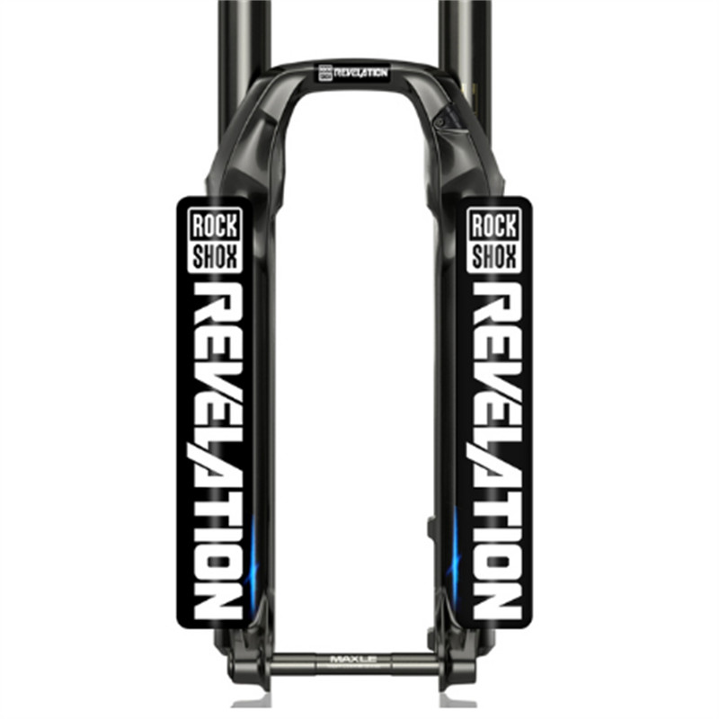 適用於 2021 年 ROCK SHOX Revelation 防水防褪色山地自行車貼紙的 MTB 自行車騎行前叉貼花免