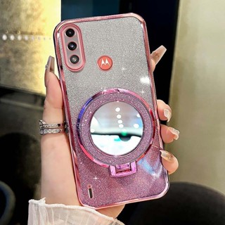MOTOROLA 手機殼摩托羅拉 Moto E7 Plus E7 Power E7i Power 新設計磁性支架支架透明
