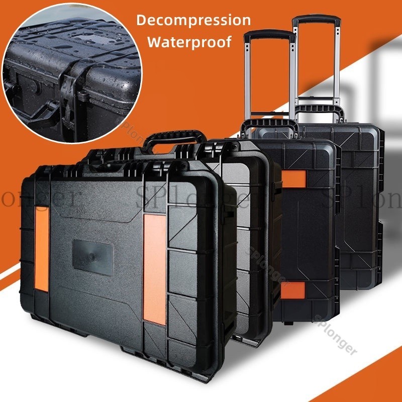 防水工具箱 拉桿箱 手提箱 減壓儀器攝影器材相機 安全箱 海綿 夾層 抗衝擊保護工具箱