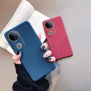 手機外殼 VIVO V50 Y39 Y04 VIVOV50 5G 手機殼 磨砂TPU軟殼相機保護純色簡約保護殼