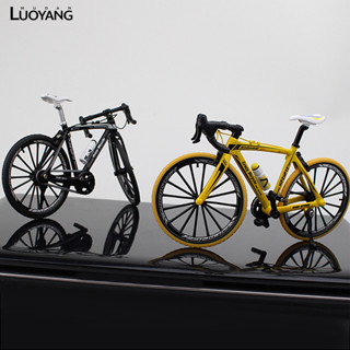 洛陽牡丹 合金單車模型訂製 1:10模擬腳踏車彎把公路迷你賽車玩具