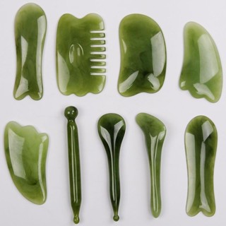 刮痧板面部套裝撥筋棒點穴筆美容刮臉板非玉石刮痧板全身通用刮痧