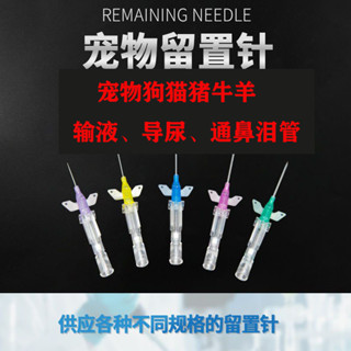 獸用留置針寵物靜脈輸液軟預埋針通鼻淚管一次性靜脈滯留貓咪導尿