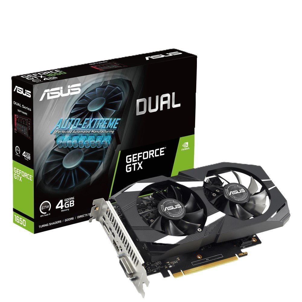 【ASUS 華碩】DUAL-GTX1650-4GD6-P-V2 顯示卡