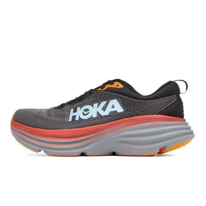 高品質 HOKA ONE ONE Bondi 8 男士休閒運動鞋減震公路跑步鞋訓練運動鞋