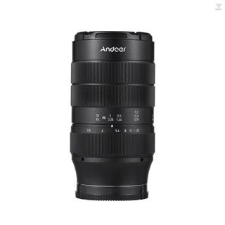 ANDOER 安多爾60mm定焦相機鏡頭全畫幅相機定焦鏡頭f2.8大光圈手動對焦2倍放大帶射頻卡口7組10元素兼容佳能e