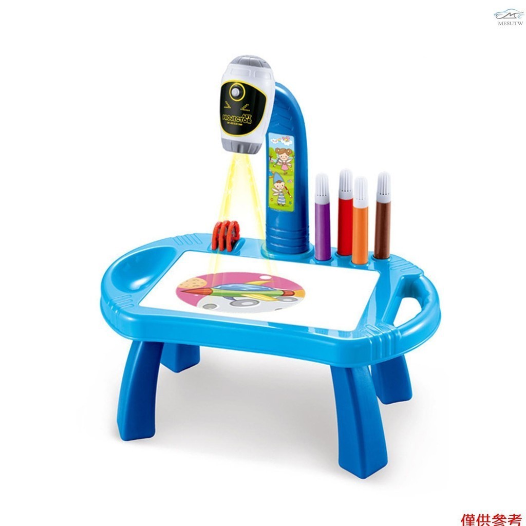 兒童學習桌跟踪和繪圖投影儀藝術繪圖板投影描摹繪畫桌玩具早教禮物男孩女孩 3 歲以上
