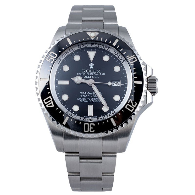海使型系列精鋼自動機械 腕錶 黑麵鬼王 男表 116660-98210 W6PE