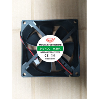 鑫楓達 XFD8025H24B 24V 2線 雙滾珠變頻器散熱風扇