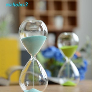 NICKOLAS小時玻璃杯,方便精緻沙漏計時器,創意北歐高硼硅玻璃沙計時器家居裝飾