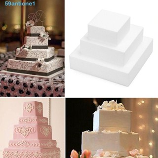 ANTIONE蛋糕泡沫模具工藝婚禮裝潢烤箱正方形泡沫塑料廚房配件DIY模式