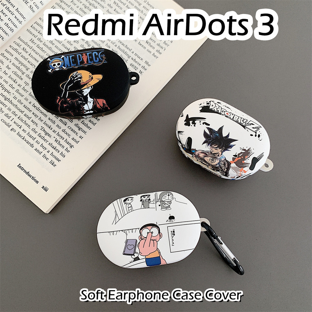 [imamura] 適用於 Redmi AirDots 3 Case 搞笑卡通圖案 TPU 軟矽膠耳機套外殼