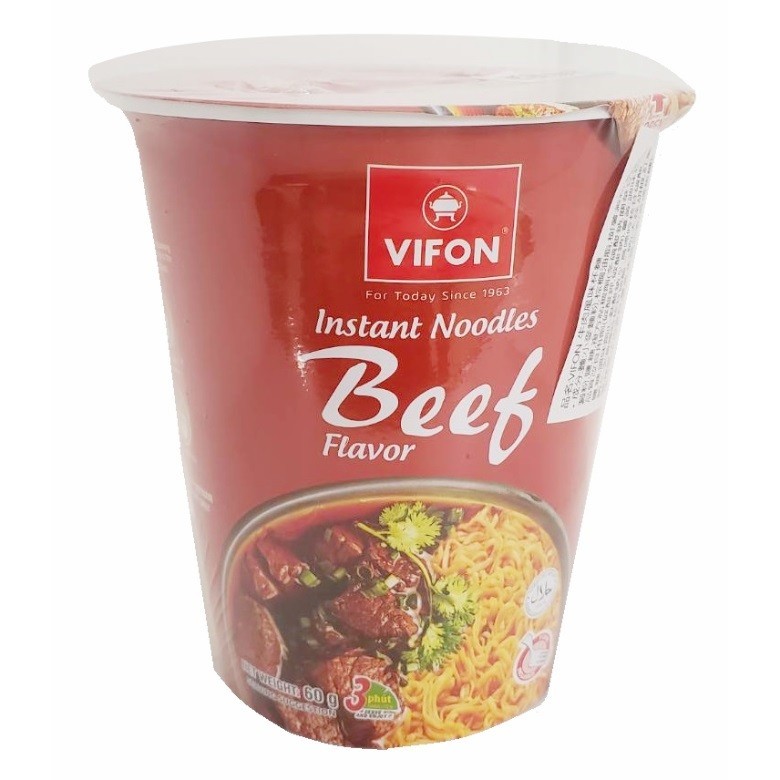 VIFON 牛肉風味杯麵(60g/杯)[大買家]