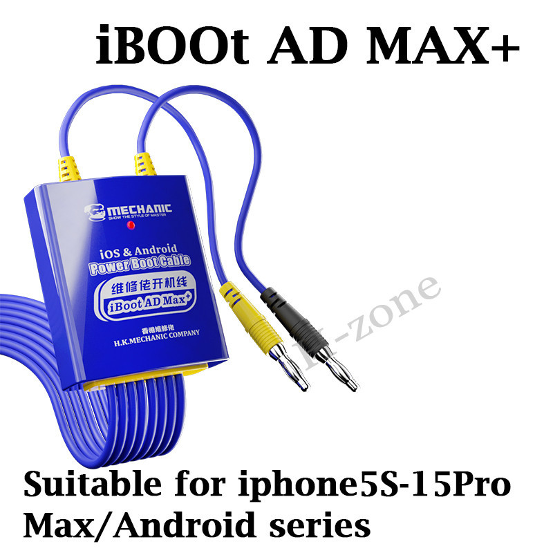 Mechanic iBoot AD Max 電力測試線安卓一體開機線適用於iP5-15