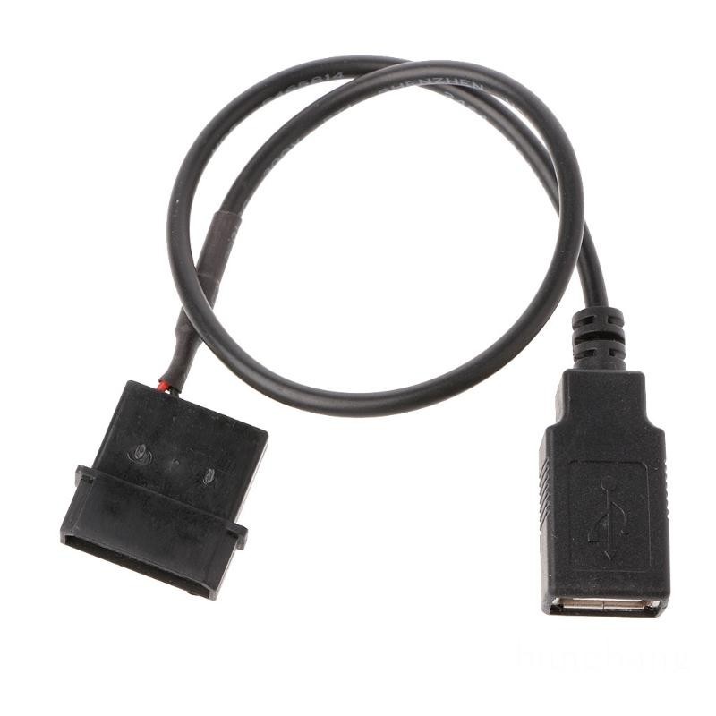 Bang IDE Molex 轉 USB 2 0 A 型母頭電源適配器電纜,用於計算機連接器