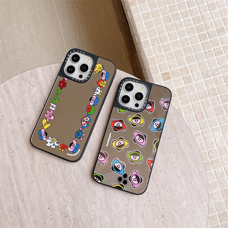 Casetify 彩色小人 iPhone 15 Pro/11/14/13/12/15 Pro Max 鏡面手機殼