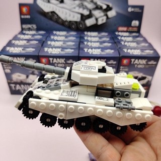 拼裝坦克積木裝甲車模型兒童玩具男孩益智軍事小禮物禮品手工組裝