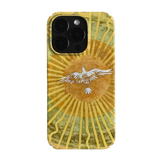 復古太陽鳥藝術小眾適用高階感卡通iPhone16pro+蘋果15promax菲林手機殼新款13/1214proVIVO9