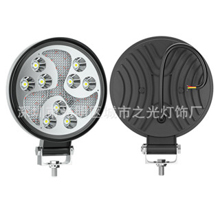 創夢工場 汽車LED工作燈 圓形風火輪輔助燈 越野車燈 機車前照大燈