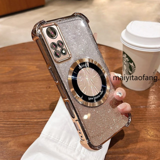 【新顏色】Redmi note 11 4G note 11s 4G 閃亮粉色四角防摔手機殼美學磁性防震矽膠TPU軟殼