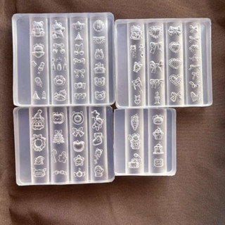 小熊甜品 3D美甲立體 雕花矽膠模具 小熊派對 磨具裝潢DIY工具飾品