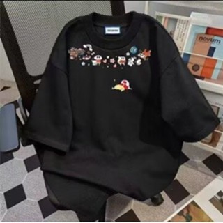 【HOT 本舖】男裝 ins無品牌潮流新款蠟筆小新系列夏季純棉體恤情侶寬鬆短袖T恤潮男