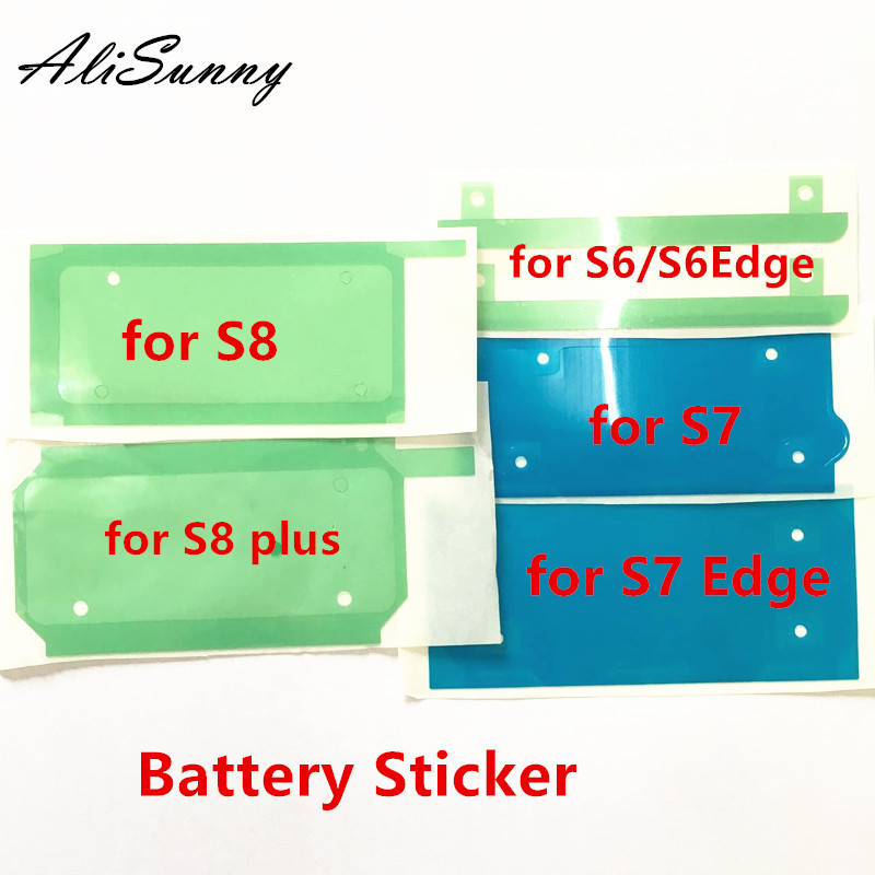 SAMSUNG 10 件裝電池不干膠貼紙適用於三星 Galaxy S6 S7 Edge S8 Plus S6Edge S