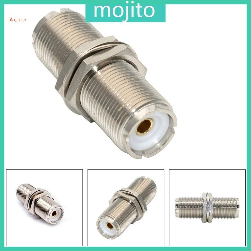 Mojito 1PC UHF SO239 母頭轉 UHF SO239 母頭直連接器 UHF 轉 UHF 適配器,用於 U