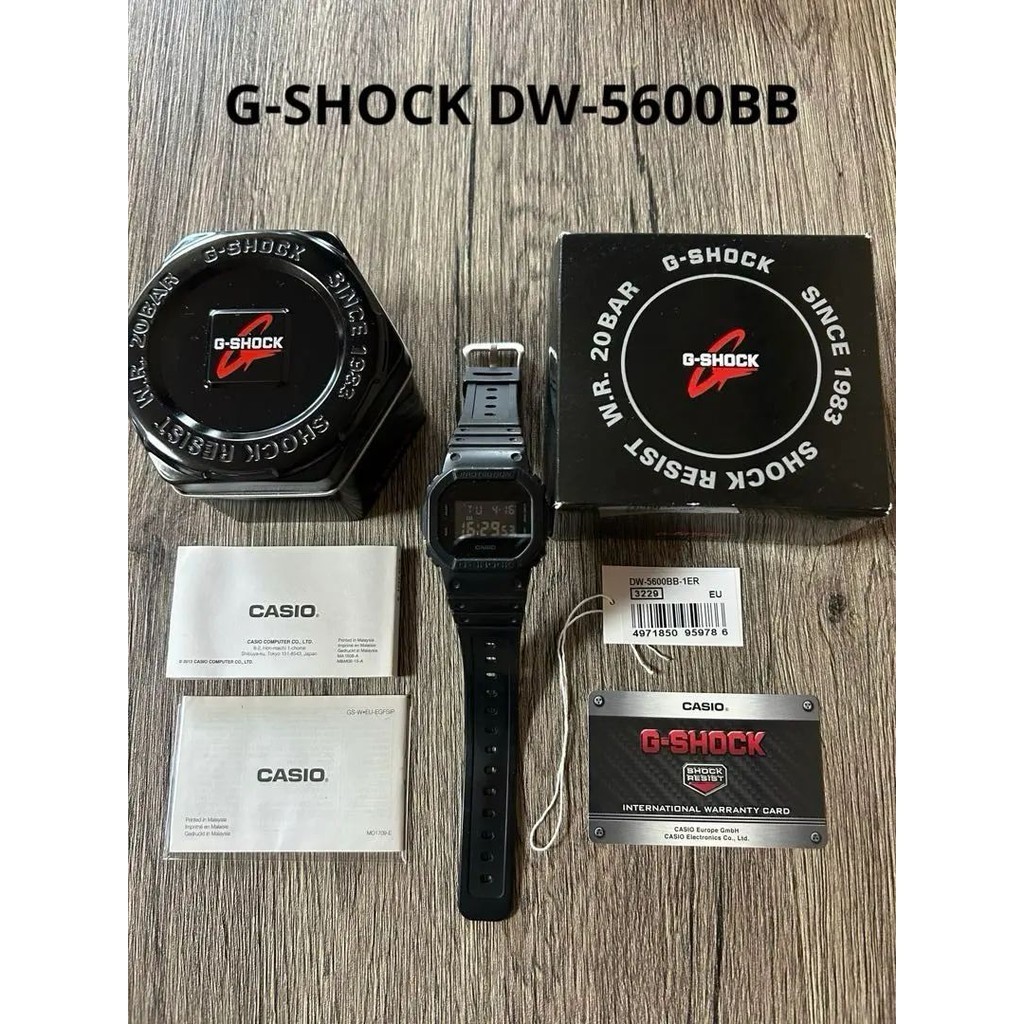 CASIO G-shock 手錶 DW-5600BB G-SHOCK mercari 日本直送 二手