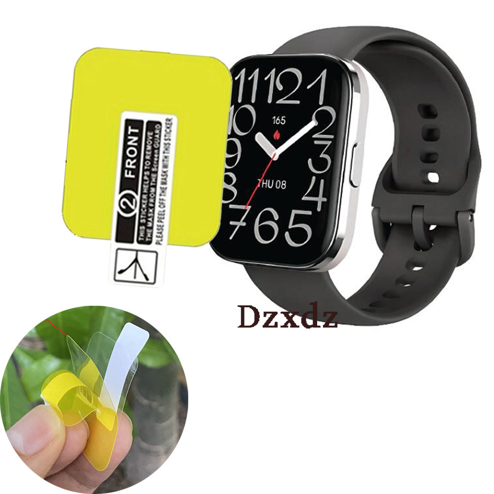 Amazfit Bip 5 Unity 智能手錶屏幕保護膜適用於 Amazfit Bip5 Unity 智能手錶膜高清透