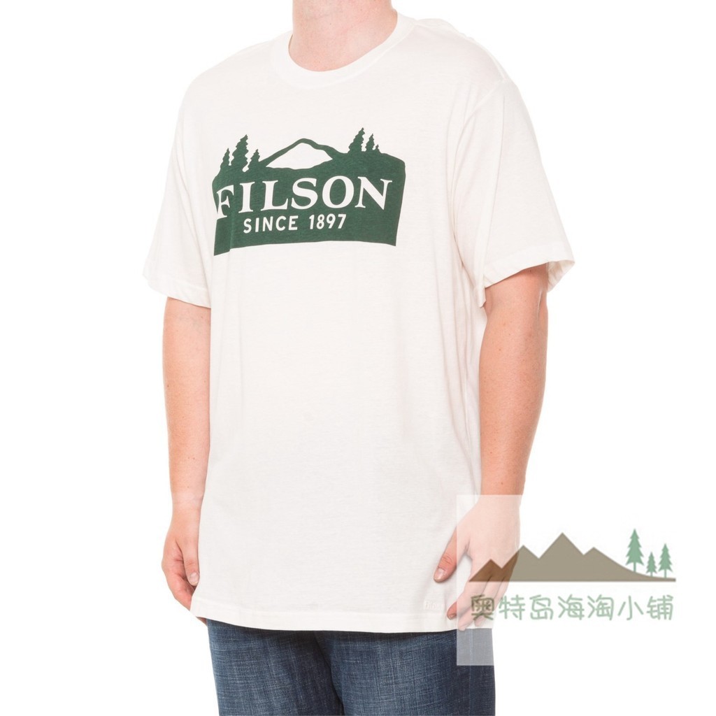 菲爾遜 Filson Ranger 純棉印花戶外休閒圓領素色印花工裝短袖T恤