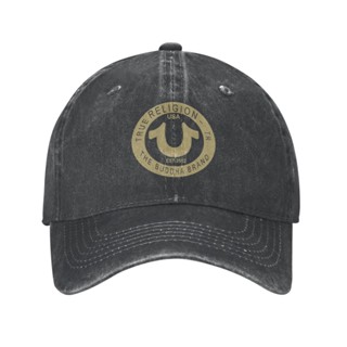 True Religion Circle 馬蹄形標誌 Casquette 可調節牛仔帽太陽帽棒球帽