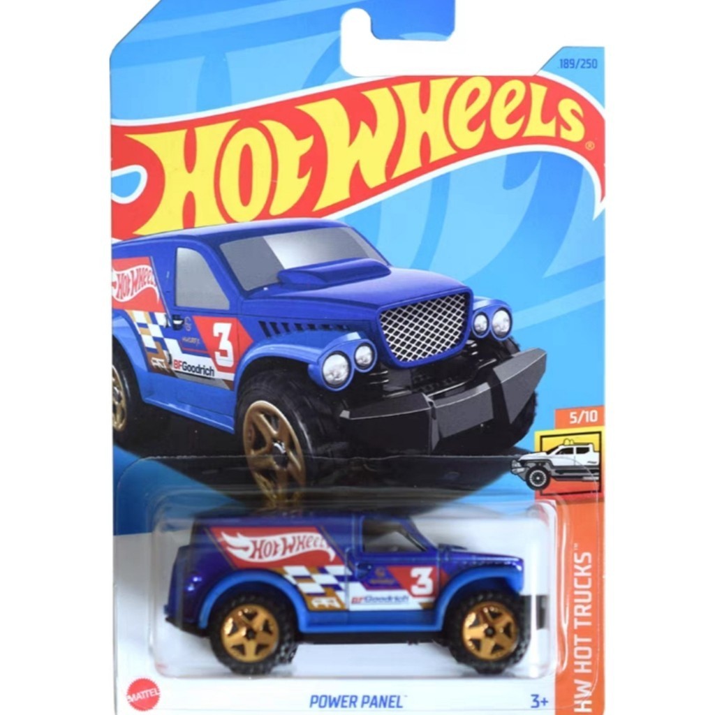 風火輪Hotwheels 超級動力皮卡越野車 藍色/POWER PANEL 189 23JK