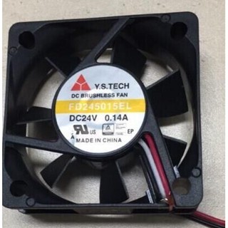 全新臺灣元山Y.S.TECH FD245015EL 5015 24V 0.14A變頻器散熱風扇