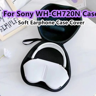 ! 適用於索尼 WH-CH720N 耳機套大容量卡通適用於索尼 WH-CH720N 耳機耳墊收納包外殼盒
