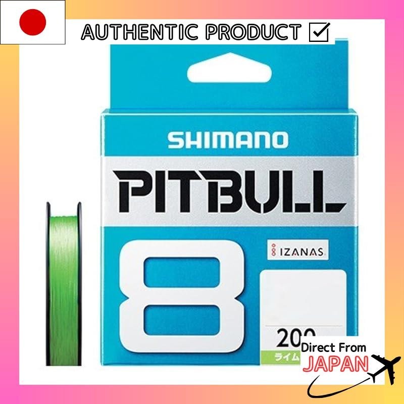 峰 SHIMANO PE線 Pitbull 8股編織 200m 1.0號 青檸綠 22.4lb PL-M68R