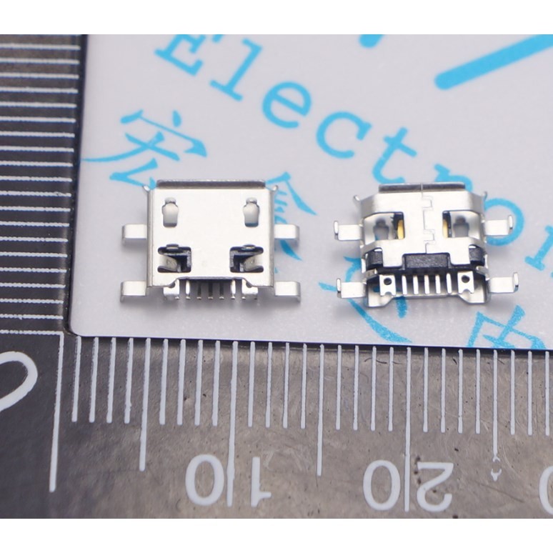 micro USB 沉板 0.72插座  micro usb 5P母座 沉板式 沉板0.72