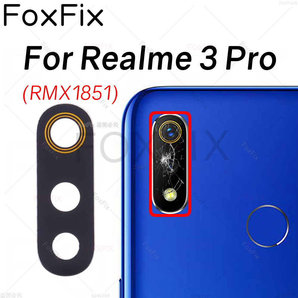 Realme 3 Pro RMX1851 後置攝像頭玻璃鏡頭更換帶不干膠貼紙