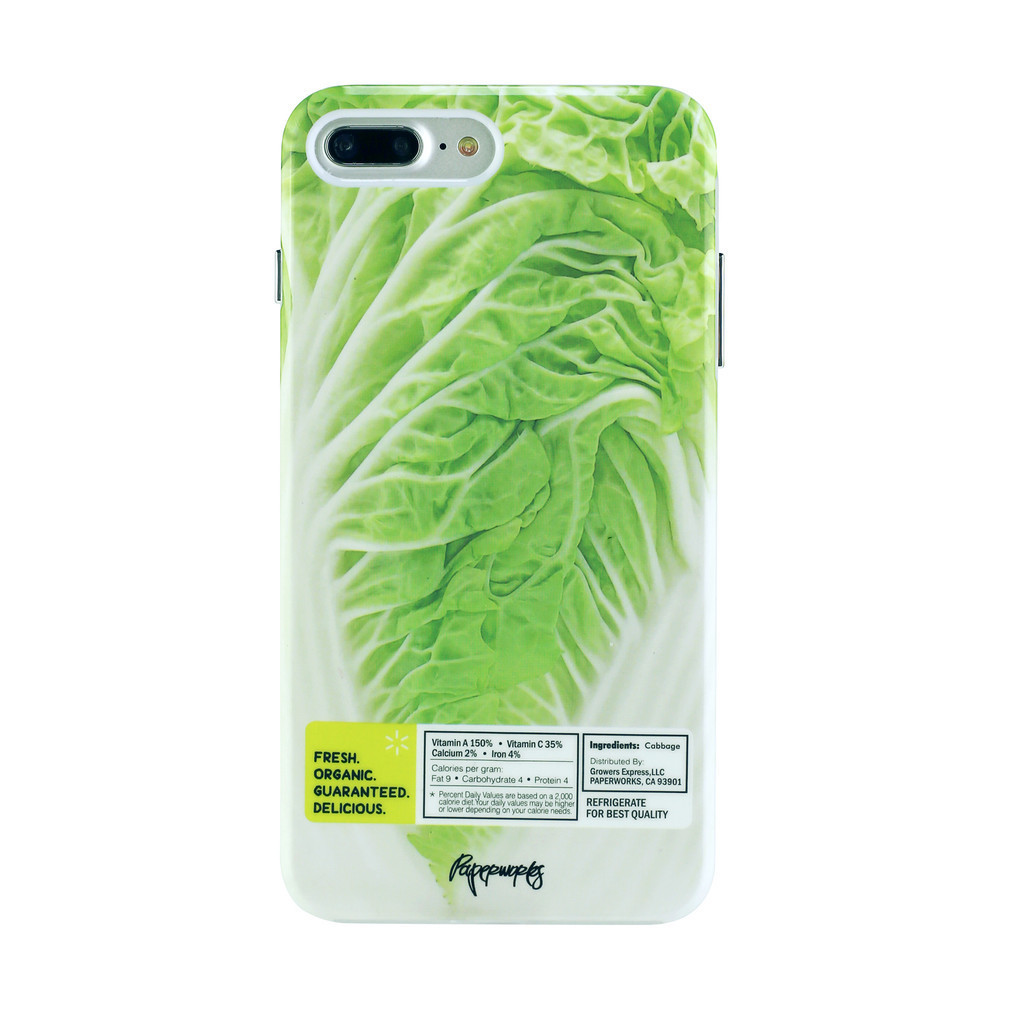 PAPERWORKS原創大白菜食物系列適用蘋果iPhone8/7/Plus手機殼