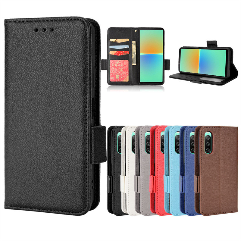 ✅台灣現貨✅適用索尼 SONY Xperia 10 IV手機皮套翻蓋 PDX-225 插卡錢包殼書本式 防摔手機殼保護套