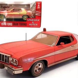 現貨1/24 合金車 Ford Gran Torino 1976 福特警車模型玩具擺件