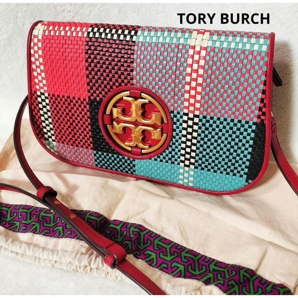 TORY BURCH 肩背包 編織的 日本直送 二手