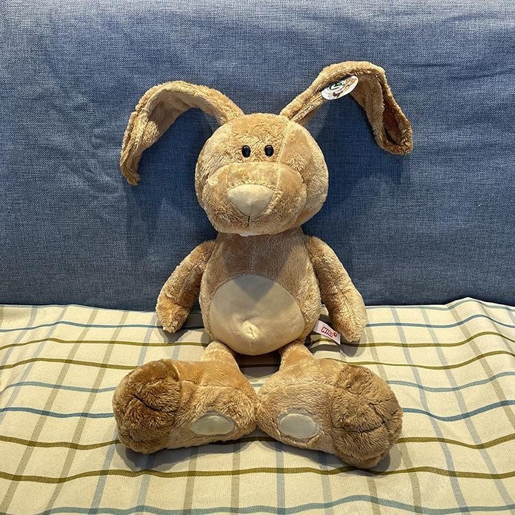 兒童玩具 nici棕色小兔子 動物公仔 拉爾夫長耳朵兔 絨毛玩具 抱枕 布娃娃 生日禮物 靠枕 絨毛玩具