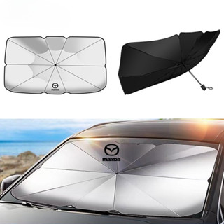 MAZDA 汽車遮陽罩可折疊汽車遮陽傘汽車陽傘汽車配件內飾適用於馬自達 3 323 CX8 CX9 CX7 MX5 BT