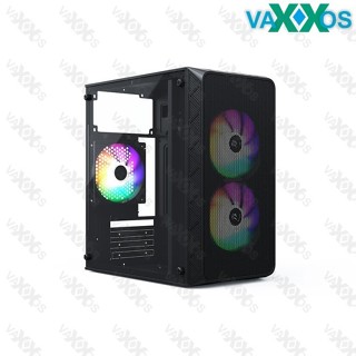 Venomrx PC 機箱 Apex Nova M-ATX 帶 2x120mm 固定 RGB 風扇