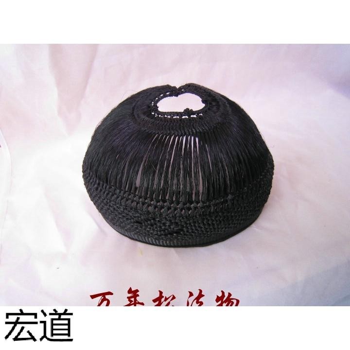 【現貨速發】道用品 法器道士帽 道帽 網帽 網巾 蓮花冠 高功 馬尾帽1