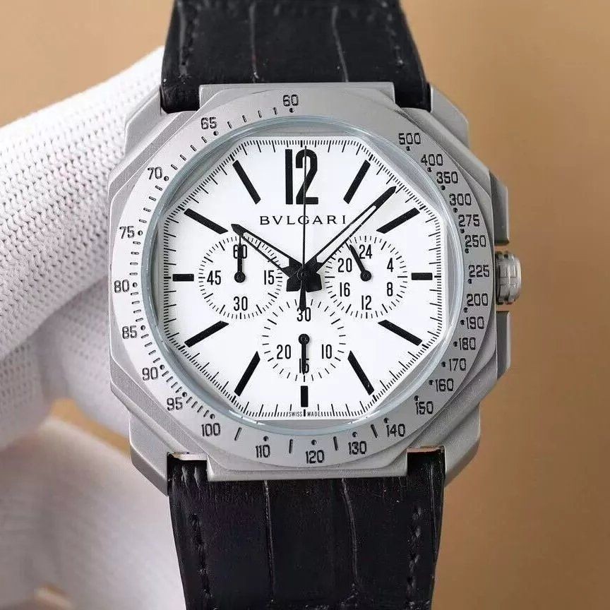 頂級版原裝正品特價【頂級版本】寶格麗Octo系列多功能運動計時石英機芯男款商務腕錶